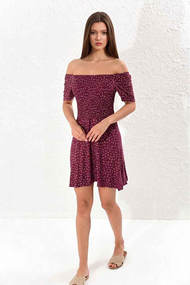 Women's Burgundy Gipeli Dress App1096