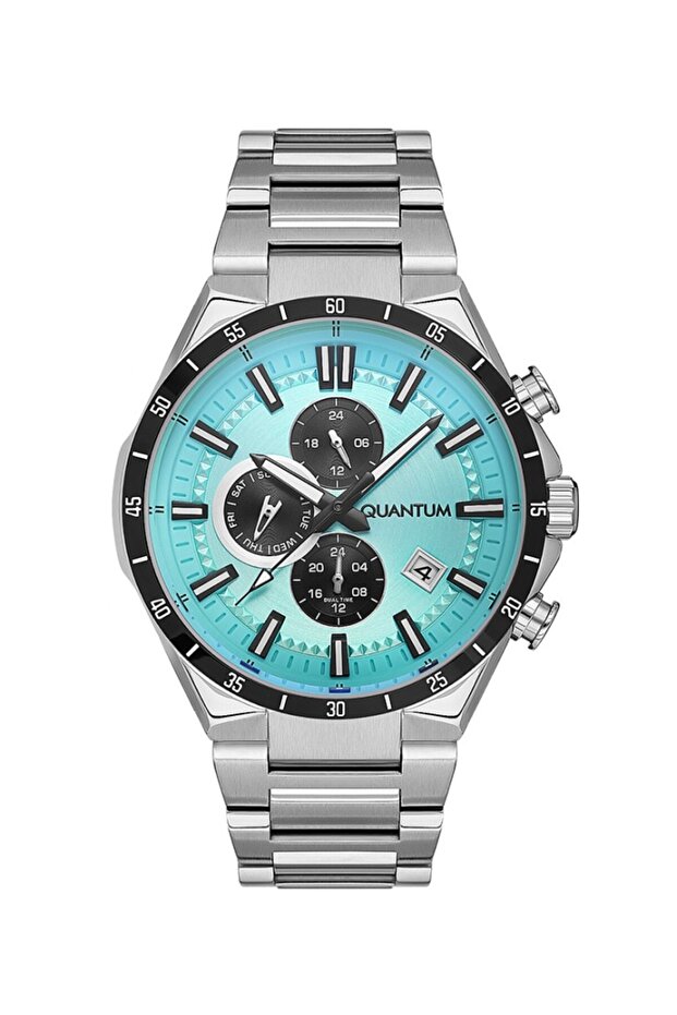 Pwg936.300 Dual Time All Functions Active Steel Band Waterproof Metallic Color Men's K