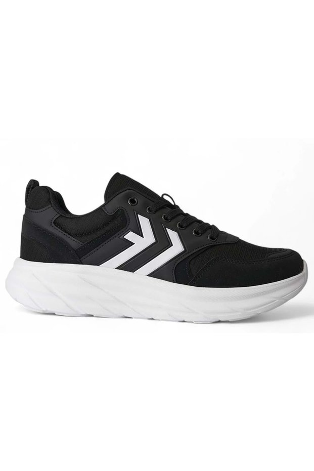 344 Unisex Sports Shoes Black-White