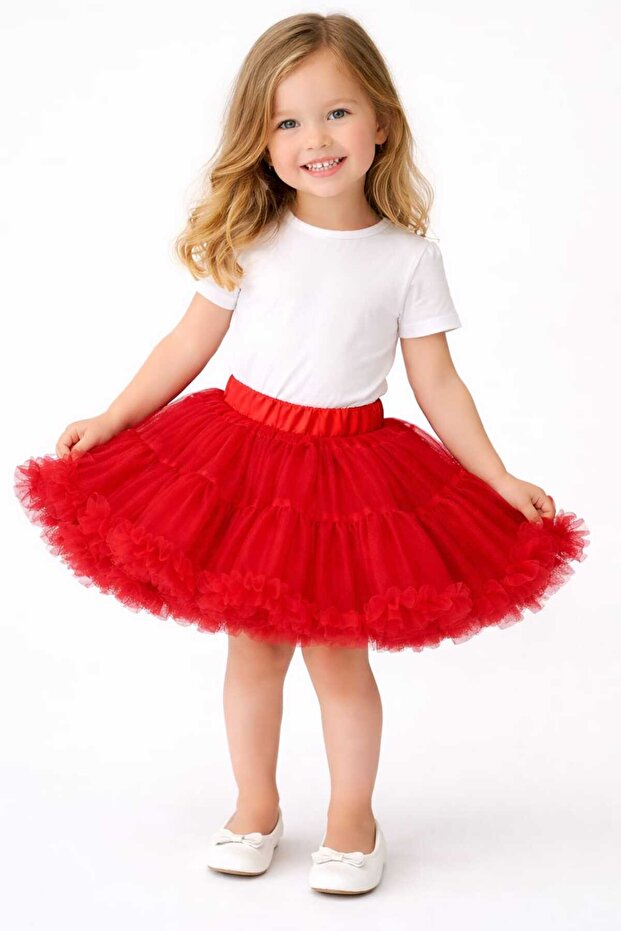 Girl's Tutu Skirt – Princess Model Embossed Stylish Design ✨