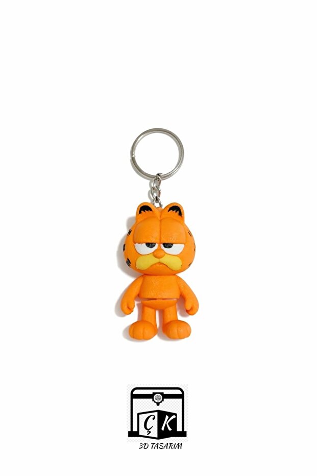 Garfield Cat Moving Keychain and Bag Decoration