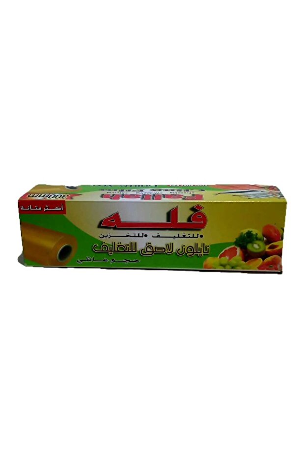 تغليف رول شفاف من فلة - 300 متر - حجم عائلي