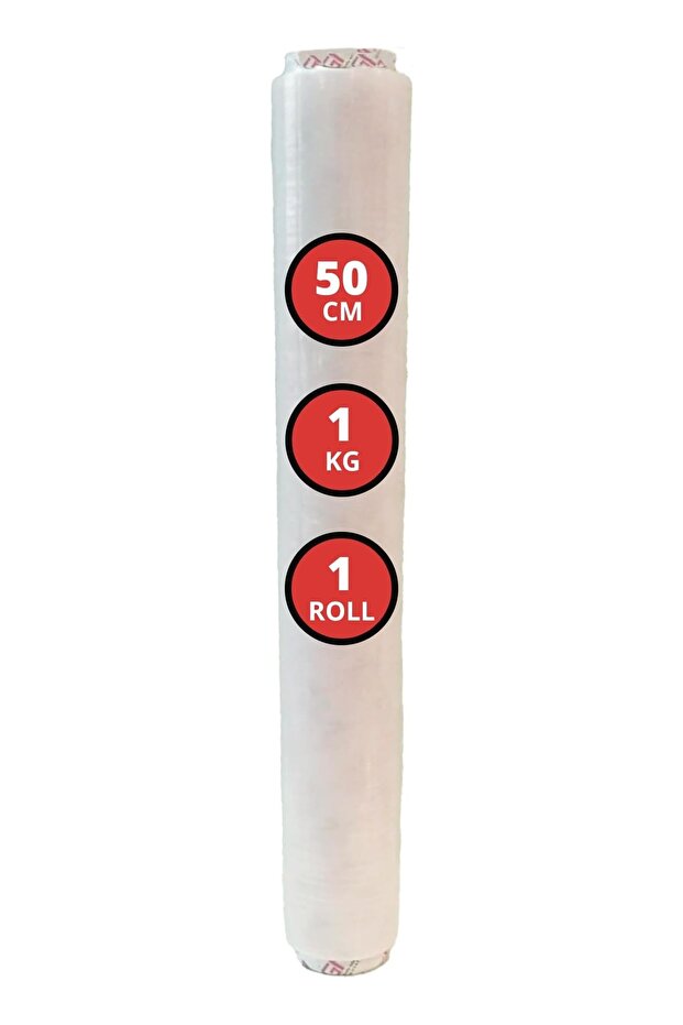 Stretch Film Wrap 1kg, 300m Roll for Strong, Secure Packaging