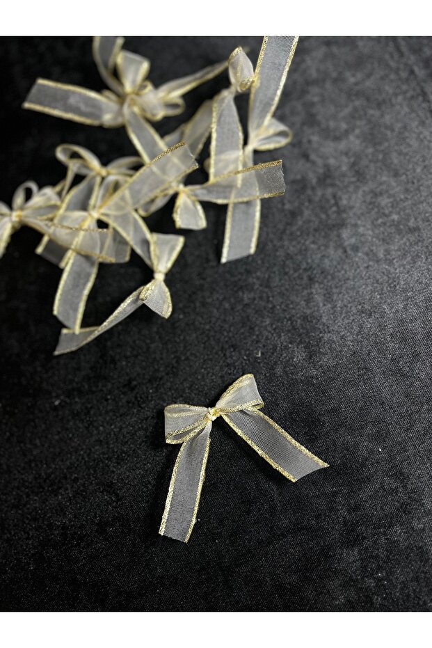 Gold Ribbon Bow (20 Pieces)