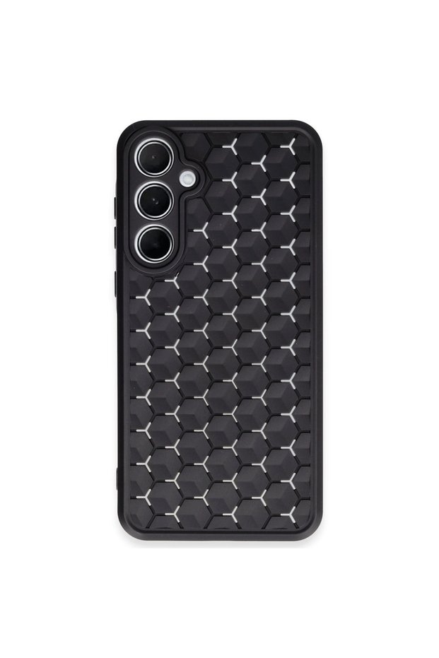 Samsung Galaxy A35 5g Case Honeycomb Silicone Cover - Black