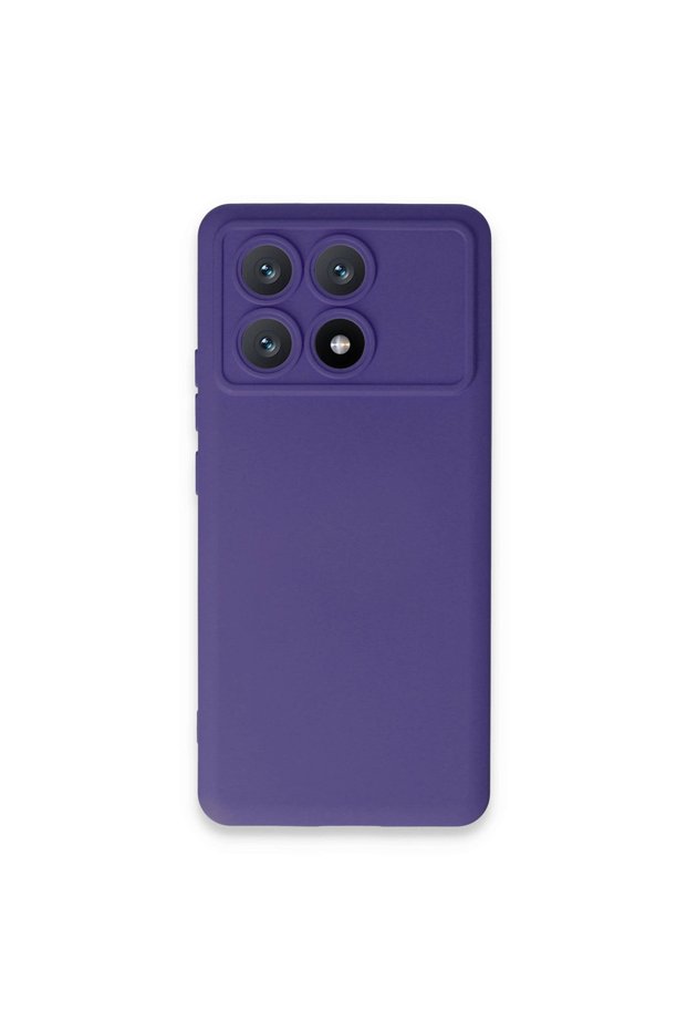 Xiaomi Poco X6 Pro Case Nano Velvet Silicone Inside - Purple