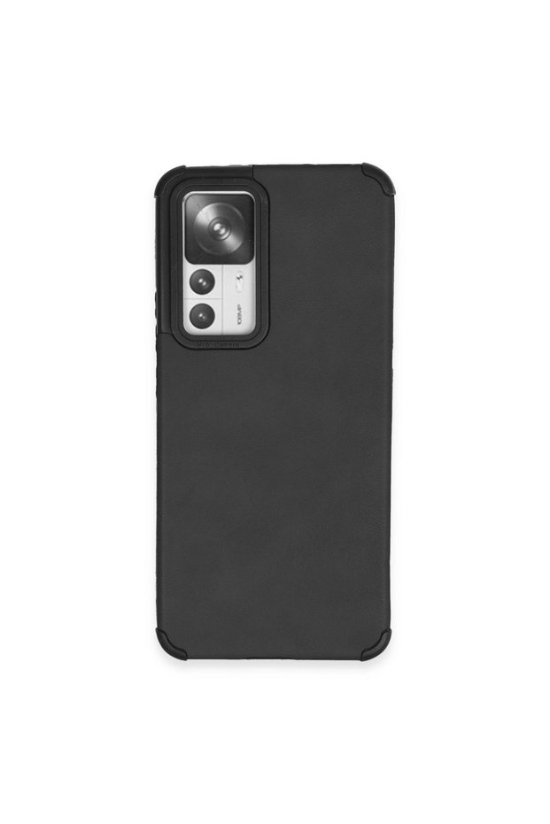 Xiaomi mi 12t case loop leather silicone - black