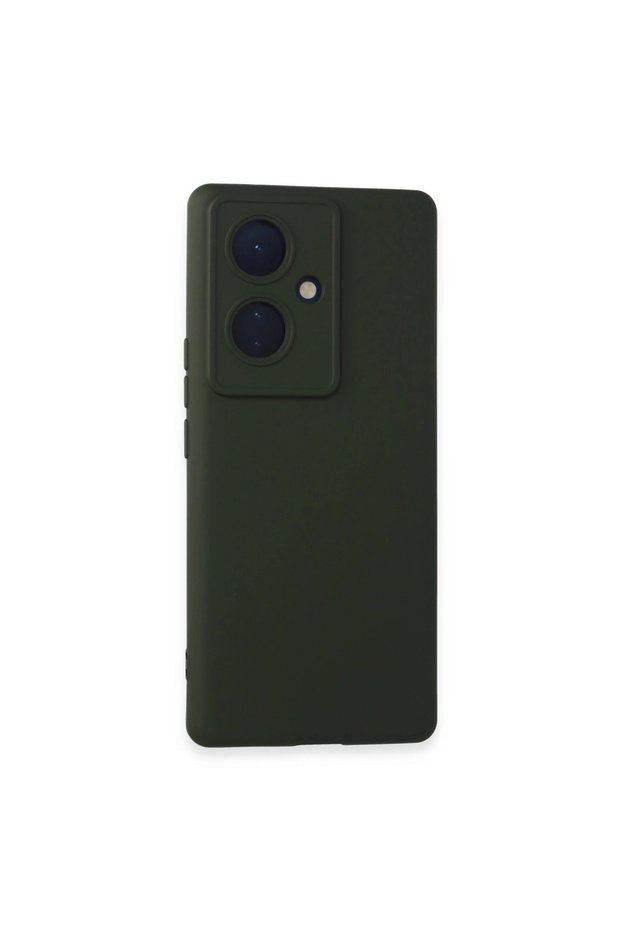 Vivo V29 Lite Case Nano Inside Velvet Silicone - Dark Green