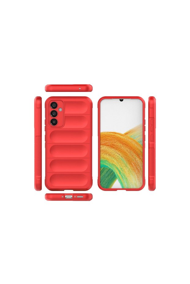 Samsung Galaxy M34 5g Case Optimum Silicone - Red