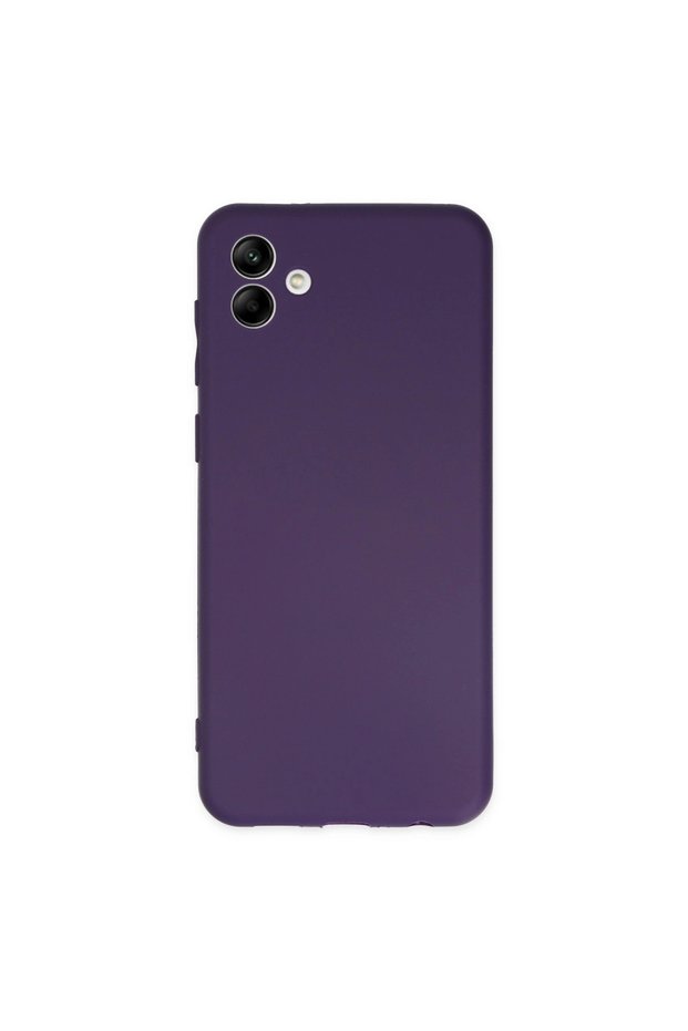 Samsung galaxy a04 case first silicone - purple