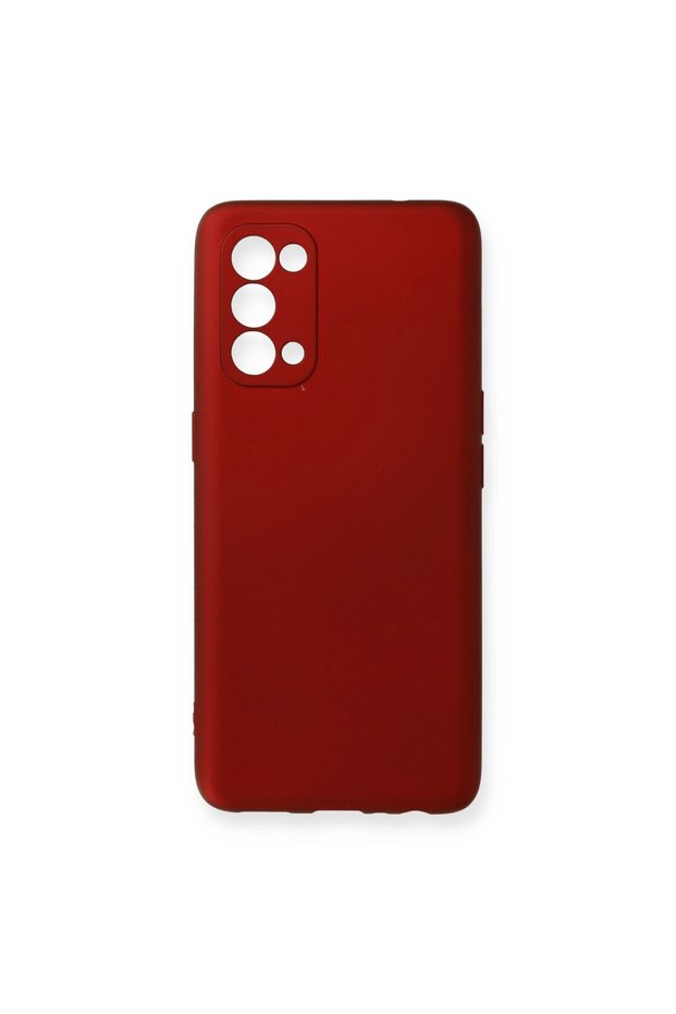 Oppo Reno 5 Pro Case First Silicone - Burgundy