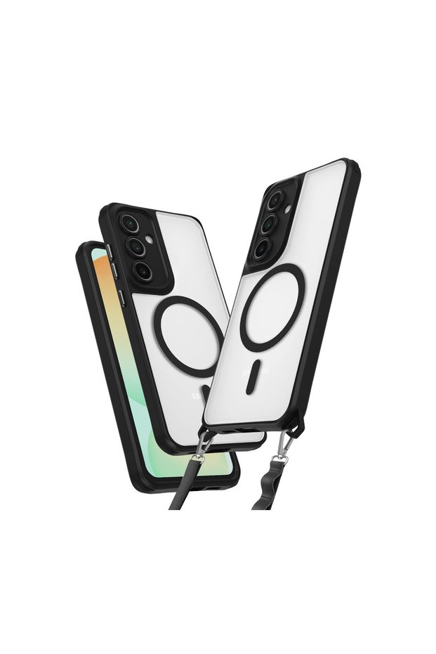 Samsung Galaxy S23 Fe Case Enka Magsafe Silicone Case - Black