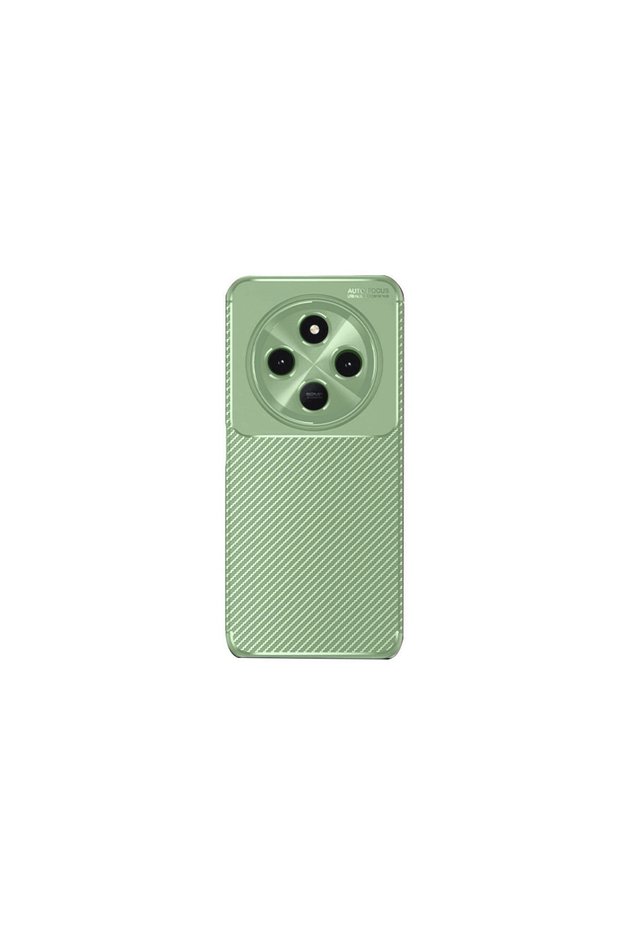 Xiaomi Redmi 14C Case Auto Focus Carbon Cover - Water Green