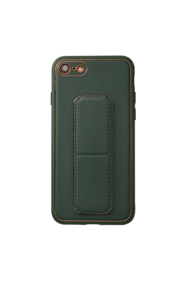 Apple iPhone 7 Case Coco Leather Stand Cover - Green
