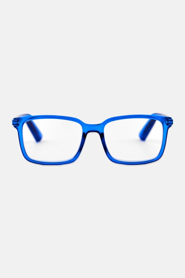 Women WRS6920S Square Reading Glasses, Blue