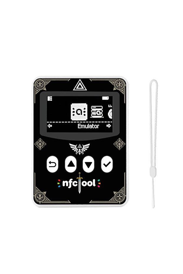 محاكي NFC ذكي جديد أبيض اللون لـ Amiibotool Pixl.Js، ملحق محاكي iNFC OLED HD الذكي لجهاز Switch