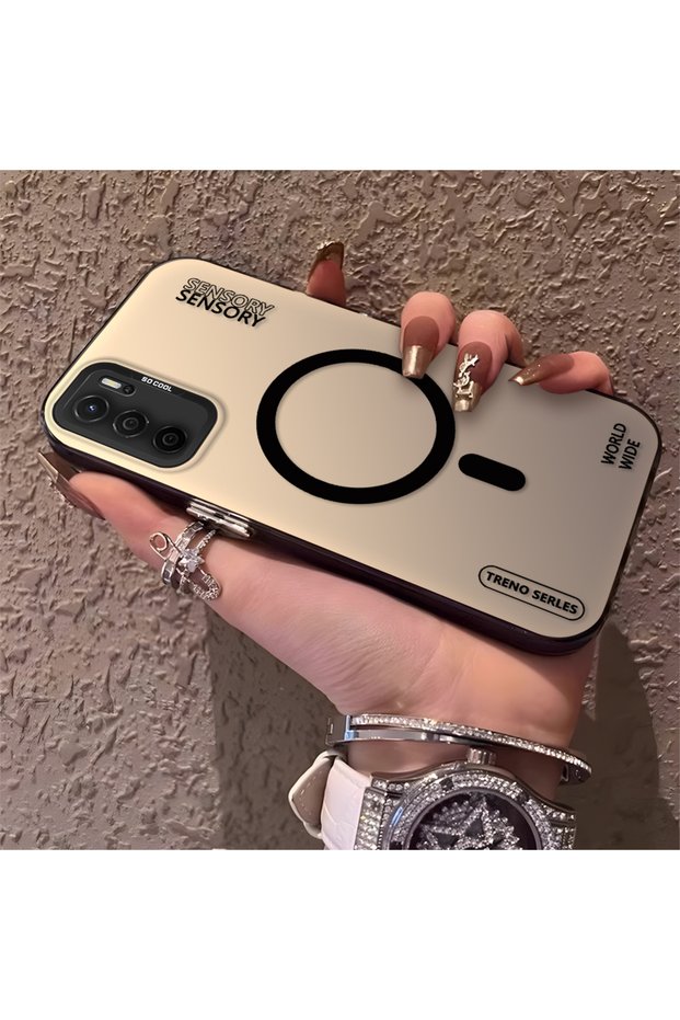 Oppo A55 4g Compatible High Quality Plain Case, Silicone Shockproof Fashion