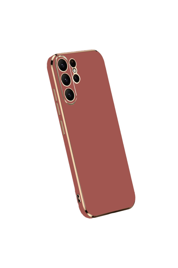Samsung Galaxy S24 Ultra Case Volet Silicone - Red