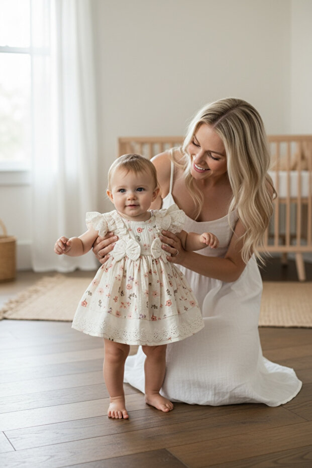 Baby Muslin Fabric Dress