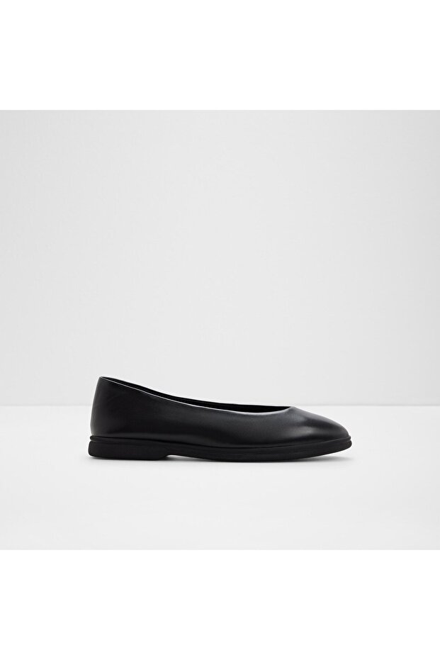 Parie-in Womens Black Ballerinas
