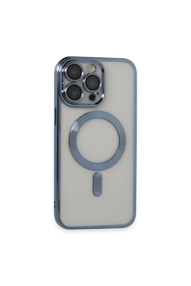 Case for iPhone 14 Pro Max with Camera Lens Protection M-Safe Supporting Transparent Silicone Kross Cover
