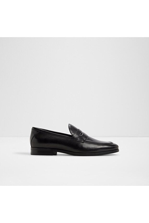 Elvis Mens Black Loafer Shoes