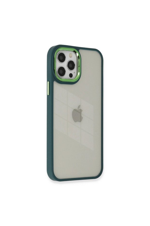 Apple iPhone 12 Pro Max Case Dora Cover - Khaki Green