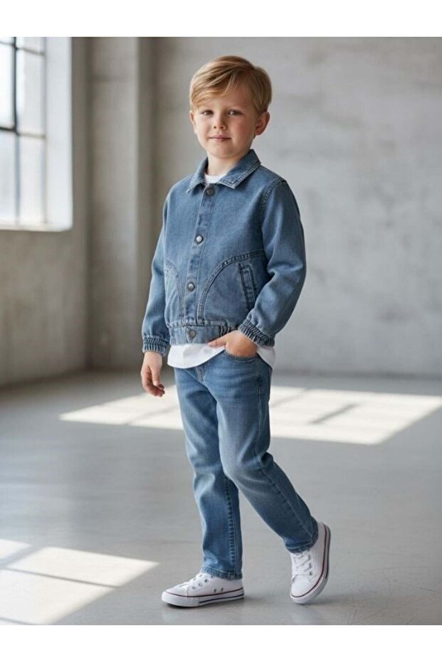 Baby Boy Design Denim Jacket