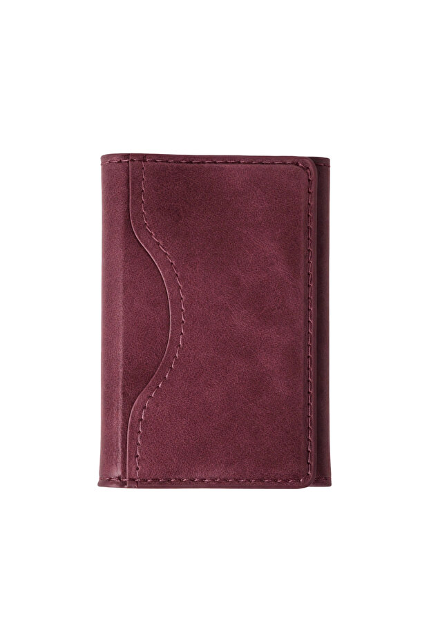 Joko Tema Magsafe Leather Card Holder - Plum