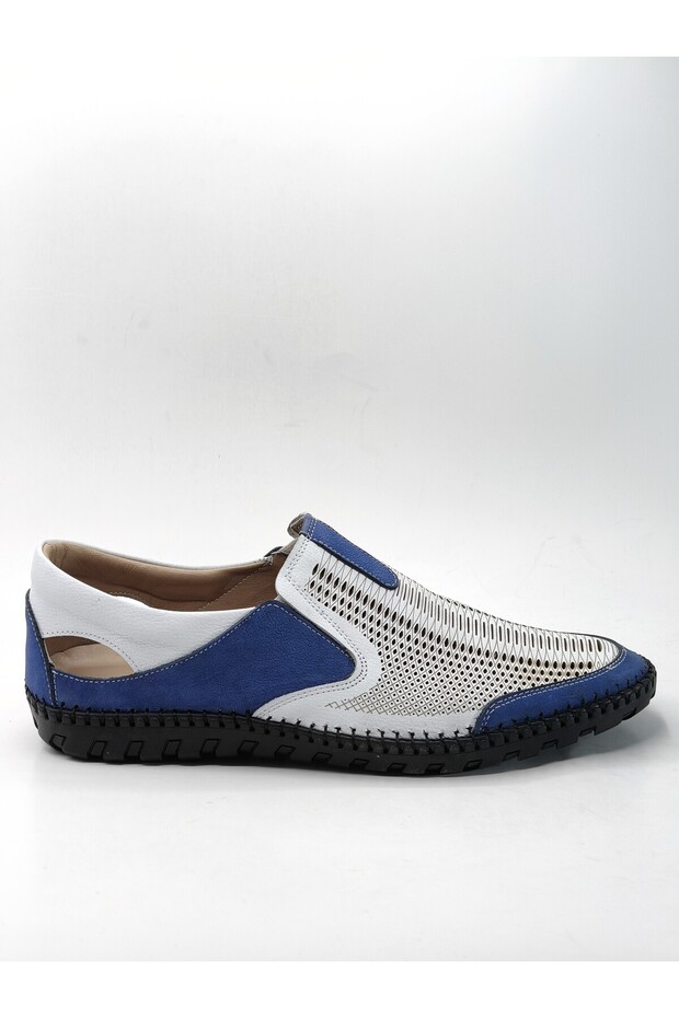 Men's 100% Genuine Leather Summer Perforated Orthopedic Shoes