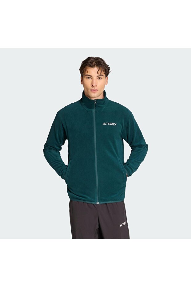 قميص رجالي من Multi Essentials Fleece بسحّاب كامل