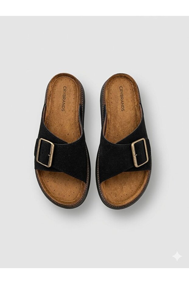 Orthopedic Women's Slippers - Adjustable Single Buckled - Soft Sole House Slippers Daily Comfortable Soft Slipper