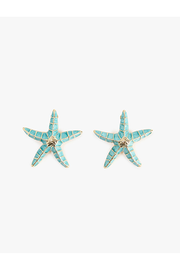Large Size Starfish Earrings