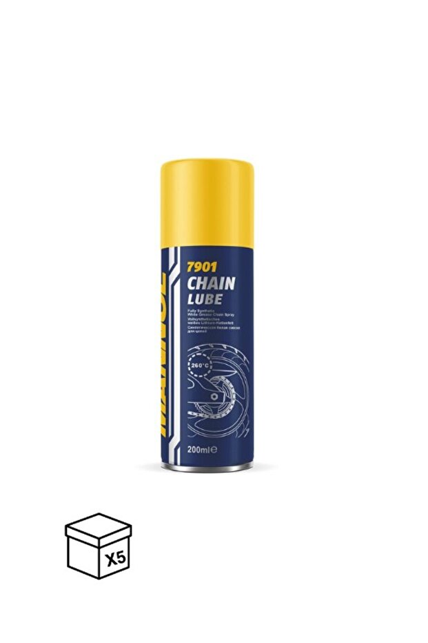 CHAIN LUBE 200 ML 5 ADET