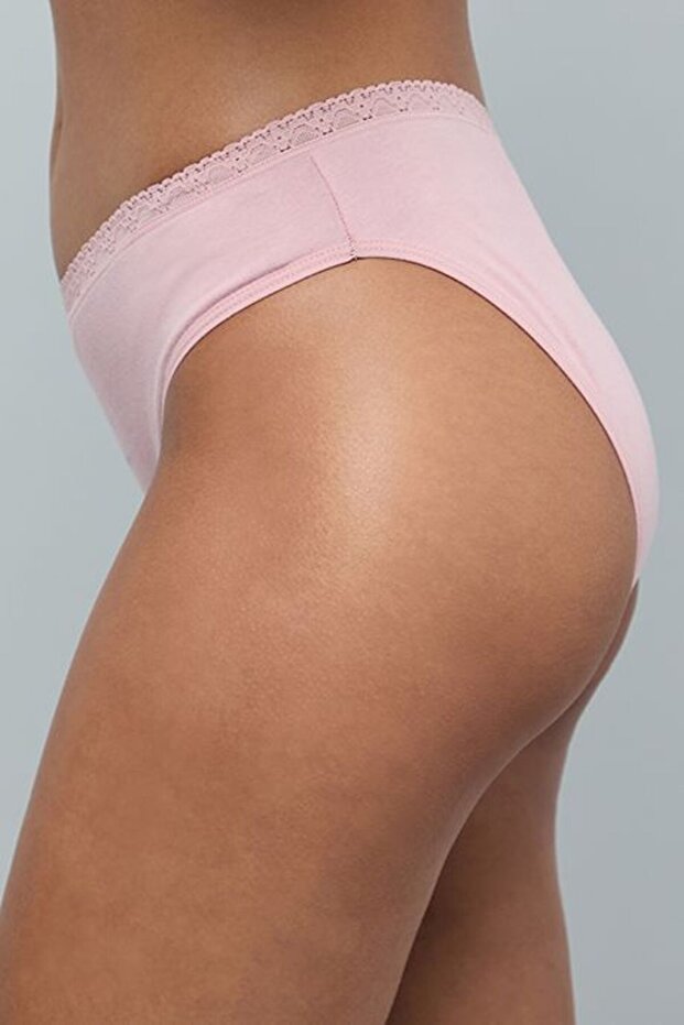 5 Pack Solid Bikini Briefs - 3