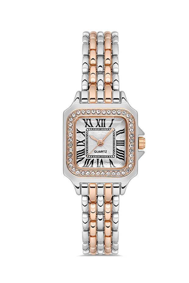 Women's Square Stone Minimal Wristwatch Tctsr008115S0537