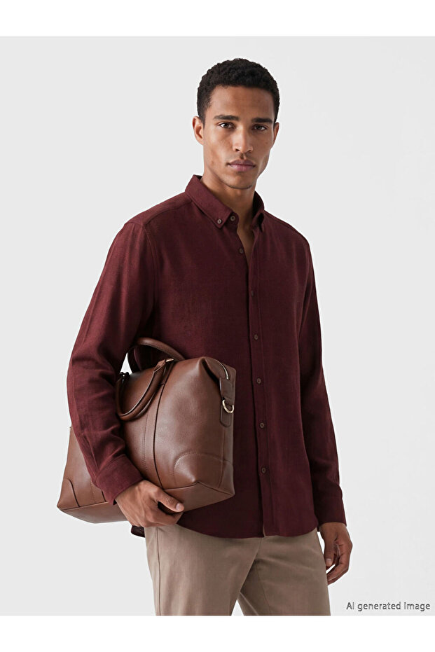 Esvab • Modern & Distinctive Standard Fit Dobby Men's Shirt