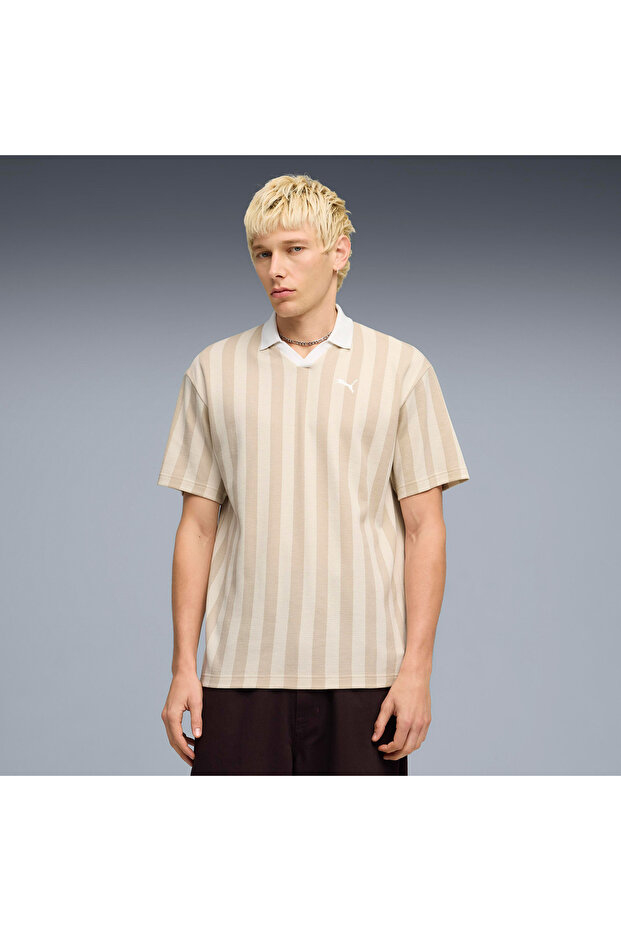 Class Pinnacle Men's Cream T-Shirt - 1