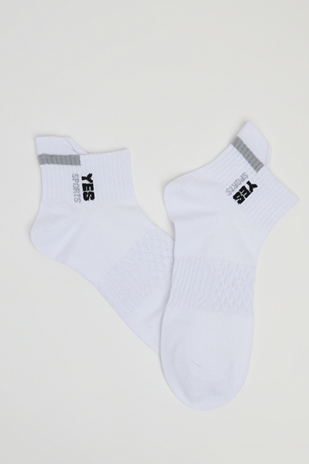 3 Pack Printed Ankle Socks - 3