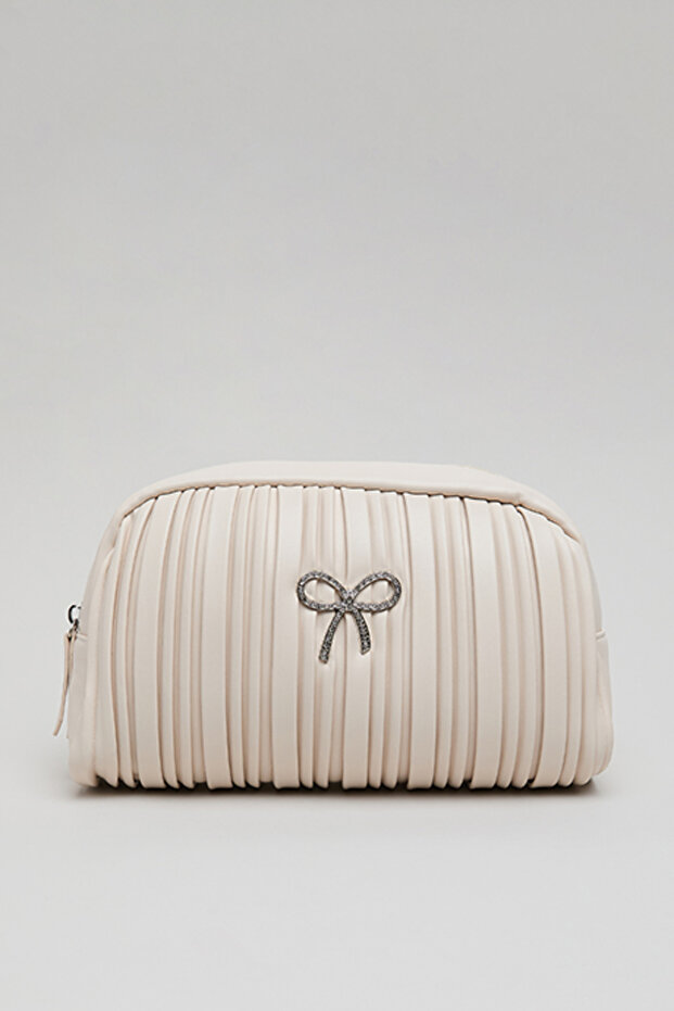 Pleated Cosmetic Pouch