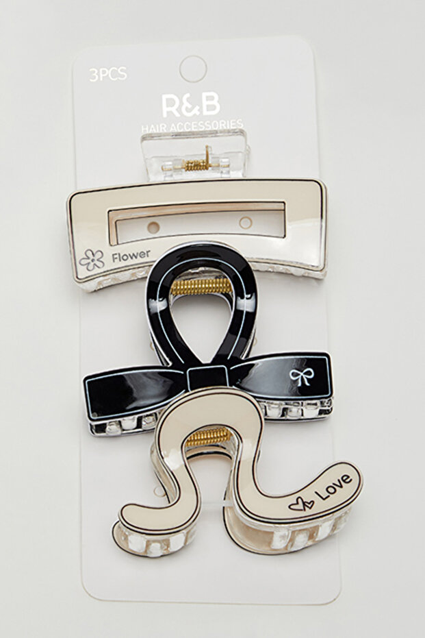 3 Pack Claw Clips - 5