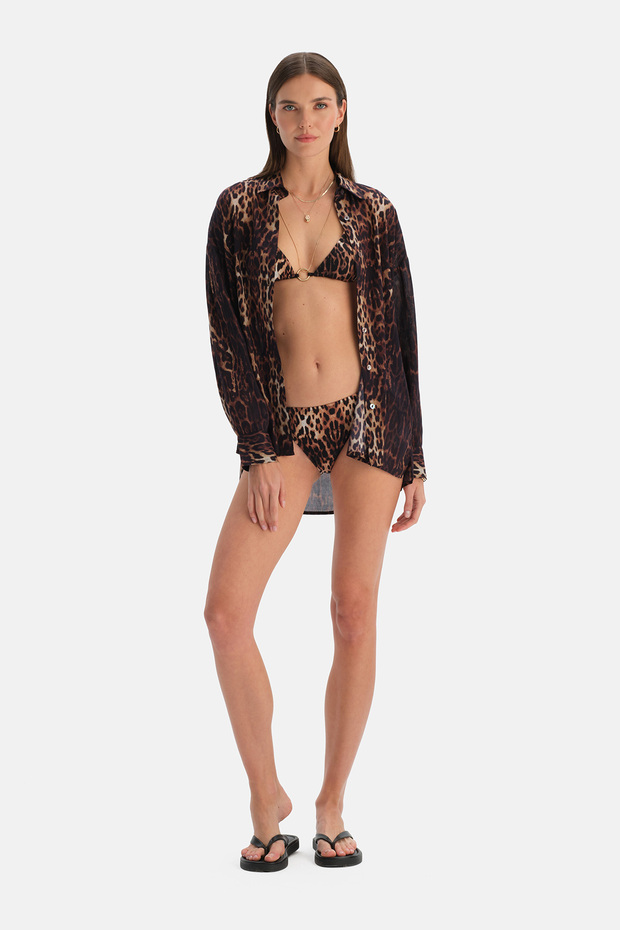 Multicolor Leopard Shirt - 2