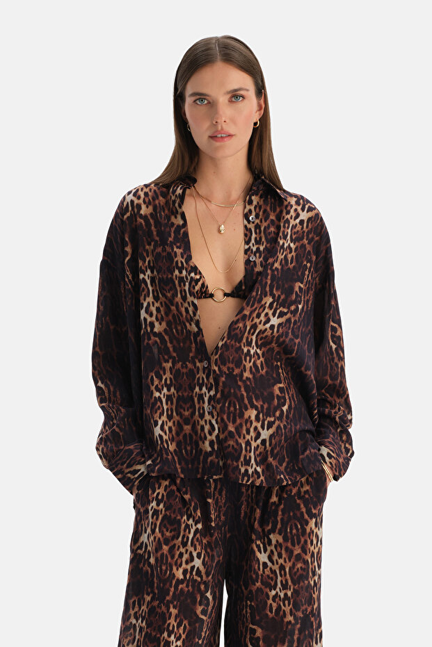 Multicolor Leopard Shirt - 1