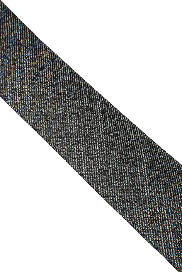 Patterned Linen Look Tie - 3