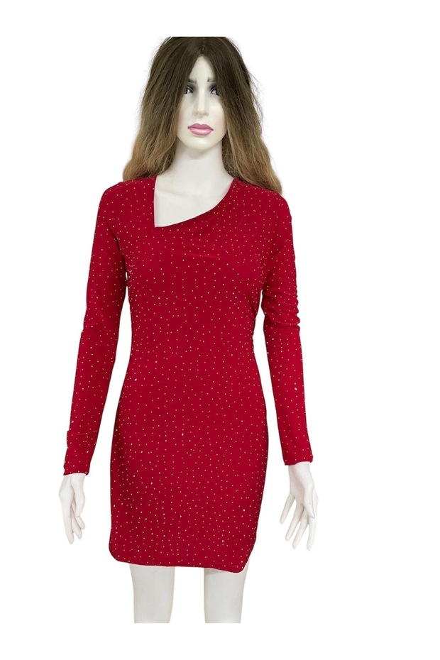 RED WOMEN'S DRESS