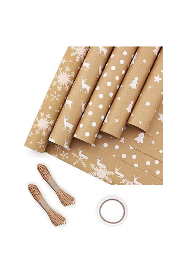Premium Gift Wrapping Set – Luxury Paper Kit with Tape, Ropes & Stickers for All Occasions