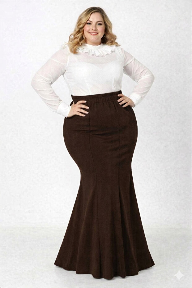 Plus Size Fish Skirt - 1