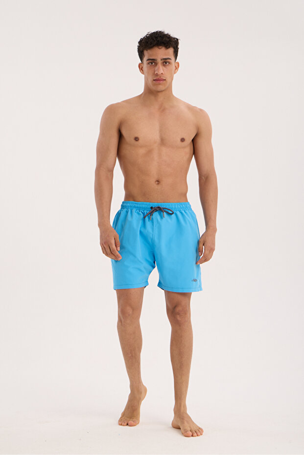 Men's Swim Shorts with Lining and 3 Pockets