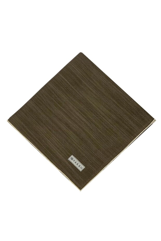 Cotton Silk Scarf - New Hologram - Khaki Cream
