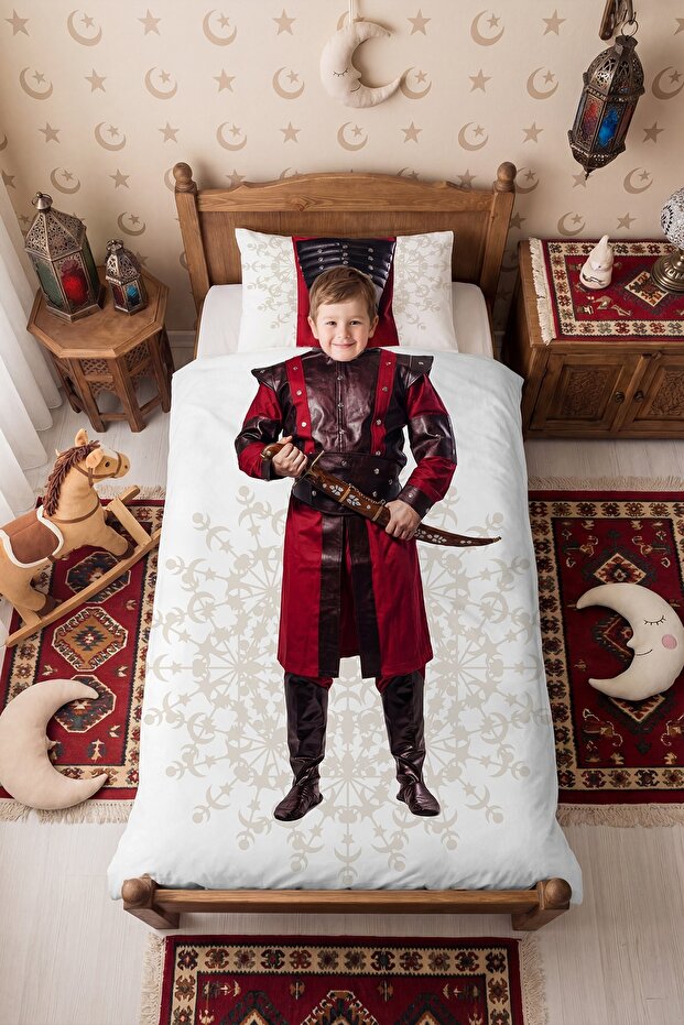 New Cherry Hero Patterned Single Baby Kids Duvet Cover Set